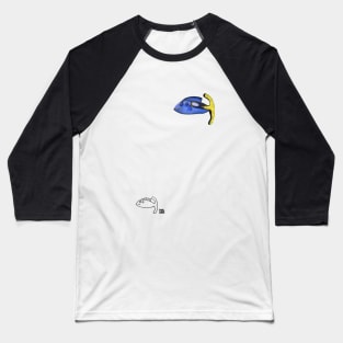 Tiny Blue Tang Baseball T-Shirt